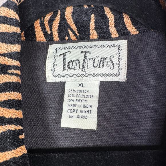 Tantrums Tiger Safari Button Down Collared Jacket XL - Picture 7 of 13